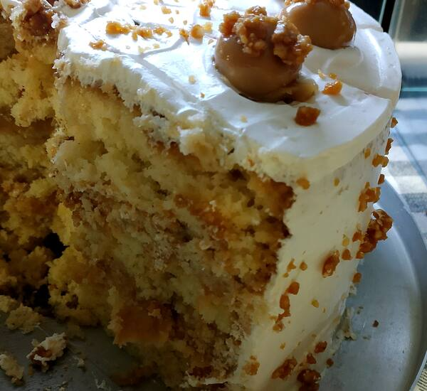 Doce de leite crocante