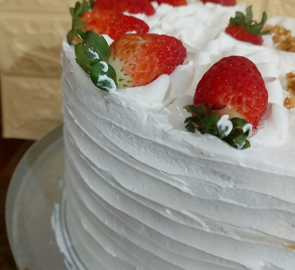 Morango com pedaços